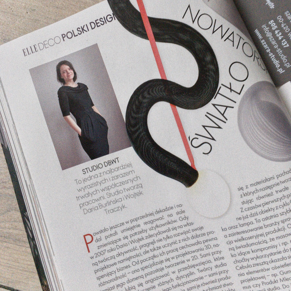 Daria Burlińska, DBWT.PL – publikacja w «Elle Deco» 02-03/2020